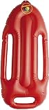 Smiffy'S- Baywatch Lifeguard Flotador Inflable De Con Correa Y Logotipo, Color rojo, 70 cm (Smiffys 38085) , color/modelo surtido