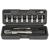 Mighty - Llave dinamométrica de 2-24 Nm con brocas hexagonales y caja de plástico