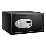 Amazon Basics - Caja fuerte (28 l), color negro