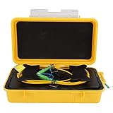 Caja de cable de lanzamiento OTDR, SC/APC-SC/APC SM 1 km Fibra óptica OTDR Eliminador de zona muerta Anillo de fibra Caja de cable de lanzamiento OTDR
