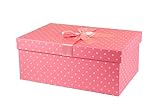 Caja de almacenamiento para vestidos de boda 'DISEÑO SIMPLES FLORES FRAMUESA' (75 cm x 50 cm x 30 cm) para guardar vestidos de novia, para proteger, preservar, prevenir amarilleo,
