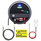 VOSS.farming Pastor eléctrico V50, Electrificador de cercados 230V, para Caballos, Ganado Vacuno y Animales de establo