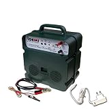 Electrificador Para Cercas Eléctrica Pastor Eléctrico Alimentación 12V/220V 5 Km Valla Eléctrica Valla Electrificada Para Animales Jabalí Vacas Caballos Perros Cerdos Gallinas Zorros Gemi Elettronica