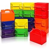36 Cajas de Regalo Caja de Favor de Fiesta San Valentín Caja de Golosinas Dulce Caja de Regalo de Cartón para Fiesta Cumpleaños Baby Shower Navidad, 5,9 x 3,5 Pulgadas(Colores Brillantes)