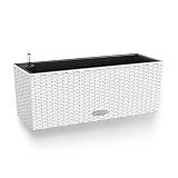 Lechuza 15600 Balconera Cottage 50, Blanco, 19 x 50 x 19 cm