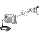 Onlyfire Universal Parrilla Kit de reemplazo del asador para Asar varas - 45'' X 1/2 '' Hexagonal Spit Motor eléctrico/Barra (no caben asador de Gas Weber)