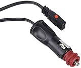 DOMETIC cable de repuesto para enfriador termoeléctrico para la conexión a la toma de 12 voltios, (longitud 280 cm), negro