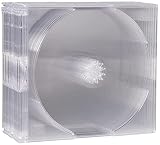 Hama CD Slim Double Jewel Case, pack 10 2discos Transparente - Fundas para discos ópticos (pack 10, 2 discos, Transparente)