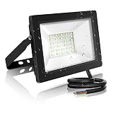 Aigostar Foco Led Exterior 20w,1800LM Foco Proyector Led,IP65 Impermeable Luz de Seguridad,Blanco Frío 6400K Floodlight Led, para Jardín, Patio,Garaje, etc.