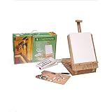 SET DE PINTURA OLEO CAJA CABALLETE MADERA