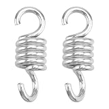 Yardwe - 2 muelles de tracción para hamacas y sillas Colgantes Porch Swing, de Acero Inoxidable, con Resorte de tracción de 7 mm