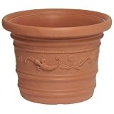 SATURNIA Macetero Terracota Resina Redondo Ø 60 cm.