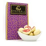 Chamball Strawberries · Caja Bombones de Fresas Liofilizadas bañadas en Chocolate Artesanal Belga Blanco · Exclusivo Bocado con Fresas seleccionadas · Perfecto para saborearlo
