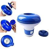 Dosificador Cloro Piscina,Dispensador Cloro Flotante,Dosificador Cloro,Dispensador Cloro Piscina,Caja automática flotante de tabletas de cloro para piscinas cubiertas y al aire libre