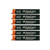 Faber-Castell – Juego de 6 cajas de 12 minas Super Polímero 9069 S-HB 1 mm