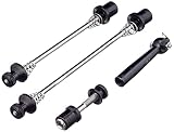 Unbekannt 66472 - Eje pasante con Cierre rápido para Bicicletas (Llave pentagonal)