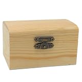 Todo meneje al mayor Caja de Madera pequeña Rectángulo Redondeado 9 X 5.5 X 5 CM
