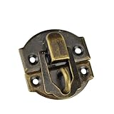 SUPVOX - Lote de 10 cajas de joyas antiguas con cerradura de candado vintage para cajones, maletas