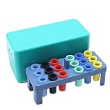 tellaLuna Caja de 72 agujeros Dental Autoclavable para escariador y Gutta Percha Puntos Endodoncia Caja Endo Holder Endo Block D