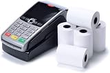 Juego de 20 rollos de papel térmico para datáfono y máquina de tiques