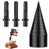 Taladro de cono,Divisor de madera,Taladro escalonado,Partir troncos de madera,Taladro eléctrico cónico,Partir troncos de madera,Cortar leña,Tornillo de cono conductor,Cortador de troncos (42)