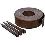 Amazon Basics – Bordura para jardín con estacas, 8 cm