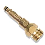 M&M Smartek Adaptador Quick-Click para mangueras de alta presión con M22 x 1,5 IG – para Kärcher, Kränzle, etc. – 8 cm de largo.