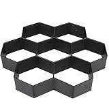 ZoSiP Jardinería Pavimento Encofrado Celosía de Hormigón Fantasía Hexagonal Moho de Color hormigón de Cemento de moldes de Suelo Baldosas de Suelo Pavimentación en Carretera de Piedra