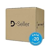 Pack 20 Cajas Carton Mudanzas 40x40x30 Caja Multiusos Muy Resistentes - Mudanza , envios, Embalaje, Regalo , Ropa, Libros, Zapatos / Pequeñas, grandes xxl caixas para casa y oficina