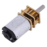 Motorreductor, Akozon N20 DC3V 6V 12V 50-2000RPM Reductor de velocidad Motor DC con caja de engranajes de metal