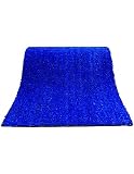 Jardin202 - Césped Artificial ColorGrass Azul - Rollos | Seleccione la Medida| Varias Medidas | Rollo: 2x4 Metros