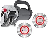 Rozadora de ranura Rozadora Incluye Discos de diamante Sierra circular pared Fresadora 1700 W
