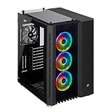 Corsair Crystal Series 680X RGB - Caja de PC, Vidrio Templado ATX Smart Gaming Case con alto flujo de aire, Iluminación RGB LED, Negro