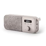 Energy Sistem Fabric Box Radio Altavoz portátil Cream (FM Radio, 1200 mAh Battery, 3 W, PLL Tuner, Audio-out) Beig