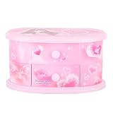 Joyero, joyero Musical, Caja de Almacenamiento de joyería de Baile Bailarina Caja de música Bailarina Regalos Personalizados para niñas pequeñas para niñas(Pink)