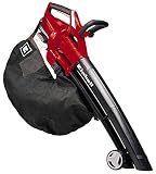 Einhell GE-CL 36 Li E Solo - Aspirador-soplador de hojas con tecnología Power X-Change 2x18V (flujo de aire de 210 km/h, bolsa de 45 l, 8000-13000 rpm) (ref. 3433600)