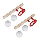 Juegos de pelota flotante, 2 juegos Juego de pelota flotante de madera Favores de fiesta para niños Niños de 3 años en adelante Fiesta de cumpleaños Barbacoa Playa Piscina