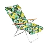 Cojines con Respaldo para Sillas de terraza y jardín. Cojines para sillones de Interior y Exterior. Cojines para Silla con Respaldo (Color 2, 120 x 55 cm)