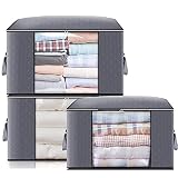 AM AMAOBA Bolsas de Almacenamiento de Ropa- Cajas Almacenamiento Ropa - Bolsas de almacenaje para Ropa - Cajas Plegables para almacenar Ropa - Cajas organizadoras de Gran Capacidad