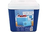 Nevera Portable 12V Box Térmico 22 L Azul para Coche Viajes Mar Campamento