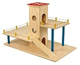 Garaje de madera grande