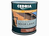 Lasur protector madera exterior al agua Cedria Dekor Lasur 750 ml (Teka)