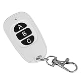 Mando a Distancia para Puerta de Garaje EV1527 433MHz 3 Channel Control Remoto Inalámbrico para Garaje Control Remoto/Transmisor RF Control Remoto de Frecuencia Fija para un Control Fácil