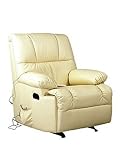 TRÉBOL ADVANCE Sillón de Masaje y Relax con Calor Lumbar Irene (Beige)