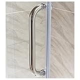 LIJBN Tirador de Puerta de Vidrio Puertas de Ducha corredizas Barra de Apoyo Piezas de Repuesto para mamparas de Ducha Mampara Perillas de Puertas de baño internas/externas (Size : 500mm