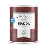 Aceite de Teka Con Acabado Natural al Agua - Protección y Restauración de la Madera Teca en Intemperie Ideal para Sillas y Mesas de Jardín, Tumbonas y Muebles (750 ml, Incoloro)