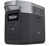 ECOFLOW-Estación de Energía Portátil EFDELTA,Fuente de Alimentación UPS,Paquete de Baterías de 1260Wh con 4 Tomacorrientes de CA de 1800W, Generador de Batería Solar Para Acampar al Aire Libre RV