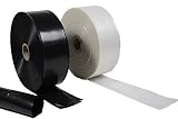 PAMPOLS Bobina de Tubo Flexible de Plástico Protector de Roedores para Tronco de Árboles | Protección para Plantones | Anti UV | Exterior Cultivo de Campo y Huerto | Rollo de 625m |Transparente