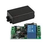 Yantan Módulo receptor universal de 433 MHz CA 220 V 1 canal, para emisor garaje de 433 MHz