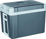 MPM 40-CBM-10Y Nevera Portátil Eléctrica de Viaje con Ruedas, para Coche, Camping, 12V / 220V, Capacidad 35 Litros, Refrigera, Mantiene el Calor, Modo ECO, Gris